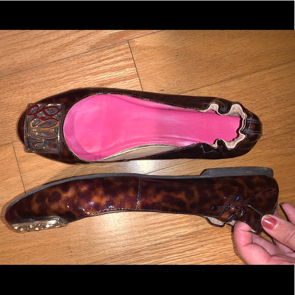 lilly pulitzer tortoise ballet flats